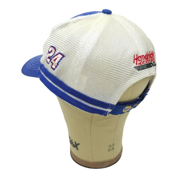 NAPA Racing NASCAR #24 Chase Elliott Hendrick Mesh Strapback Cap Double Stripe - Picture 14 of 15